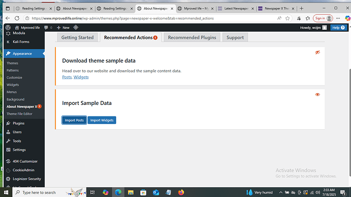 theme import 1