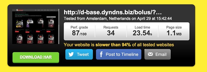 d-base website performance