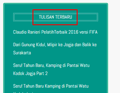 Change widget-title font size